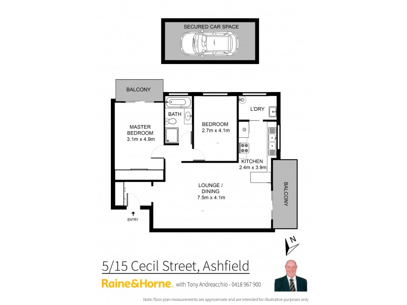 5/15 Cecil Street, Ashfield NSW 2131 Floorplan