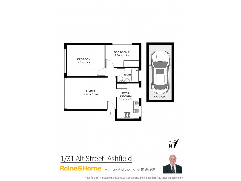 1/31 Alt Street, Ashfield NSW 2131 Floorplan