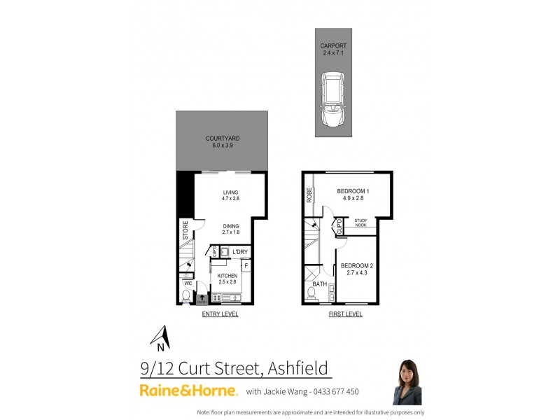 9/12 Curt Street, Ashfield NSW 2131 Floorplan