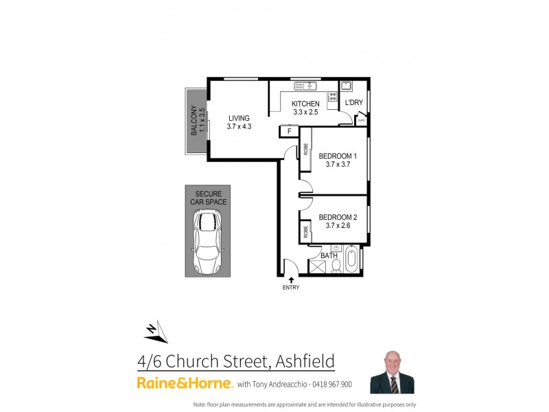 4/6 Church Street, Ashfield NSW 2131 Floorplan