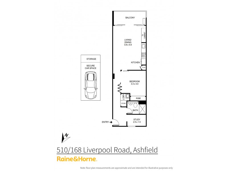 510/168 Liverpool Road, Ashfield NSW 2131 Floorplan