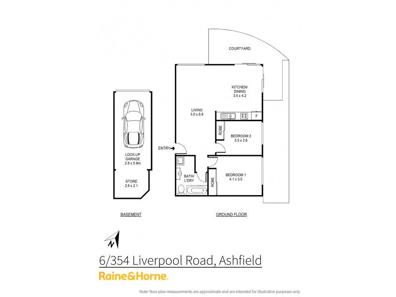 6/354 Liverpool Road, Ashfield NSW 2131 Floorplan