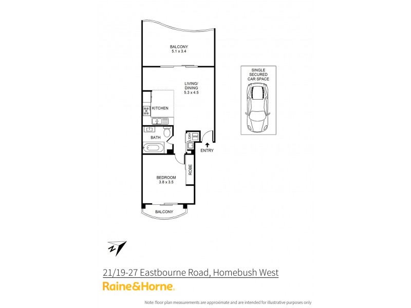 21/19 – 27 Eastbourne Road, Homebush West NSW 2140
