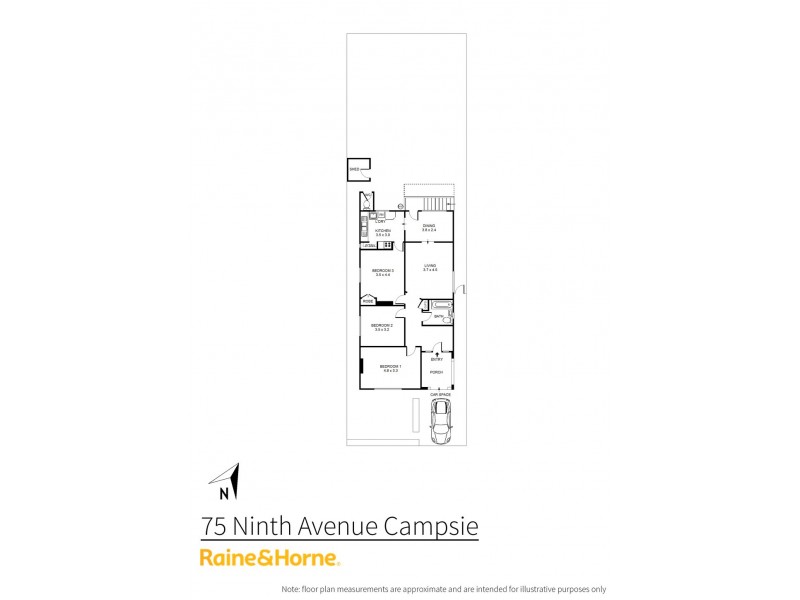 75 Ninth Avenue, Campsie NSW 2194 Floorplan