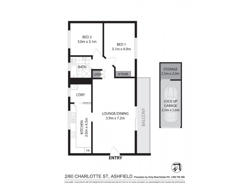 2/60 Charlotte Street, Ashfield NSW 2131