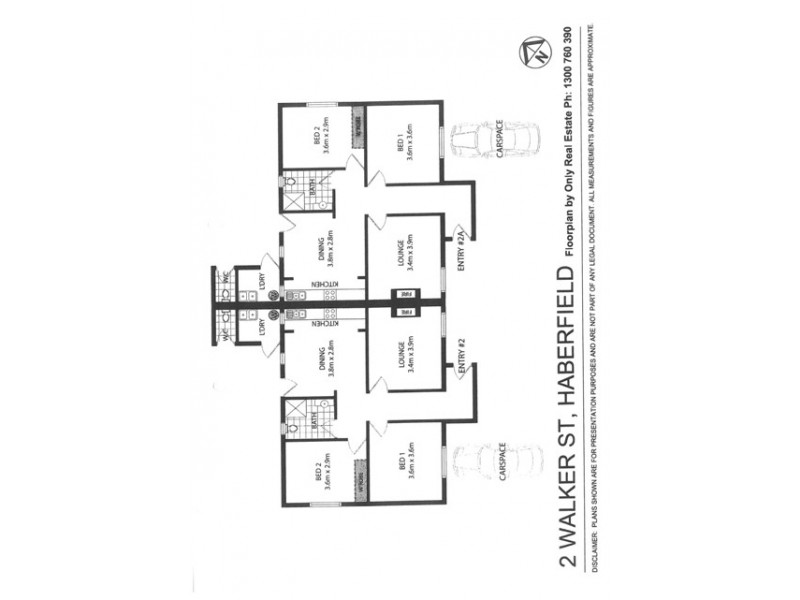 2-2A Walker Avenue, Haberfield NSW 2045 Floorplan