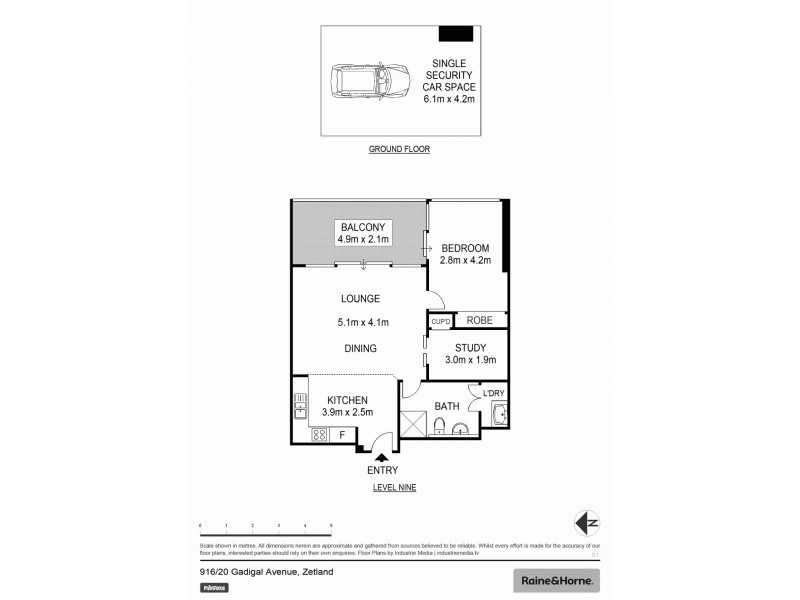 916/20 Gadigal Avenue, Zetland NSW 2017 Floorplan
