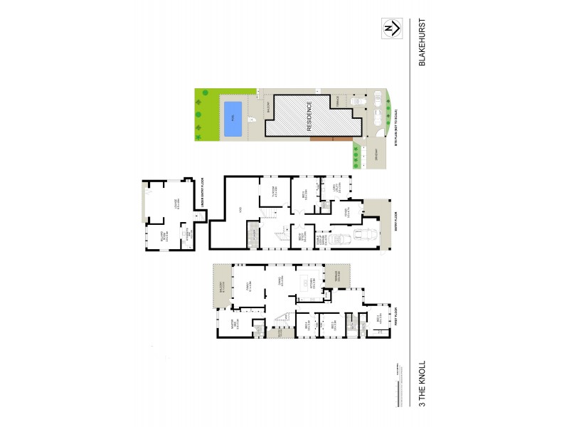 3 The Knoll, Blakehurst NSW 2221 Floorplan