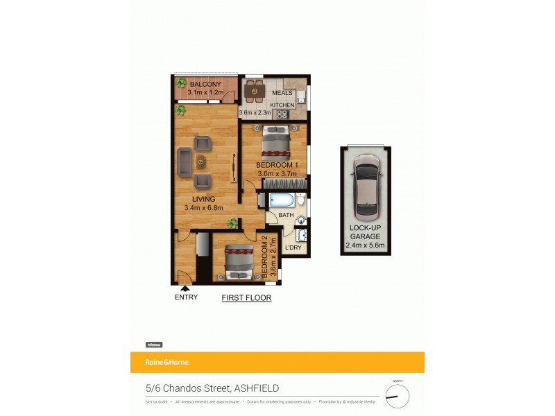 5/6 Chandos Street, Ashfield NSW 2131 Floorplan