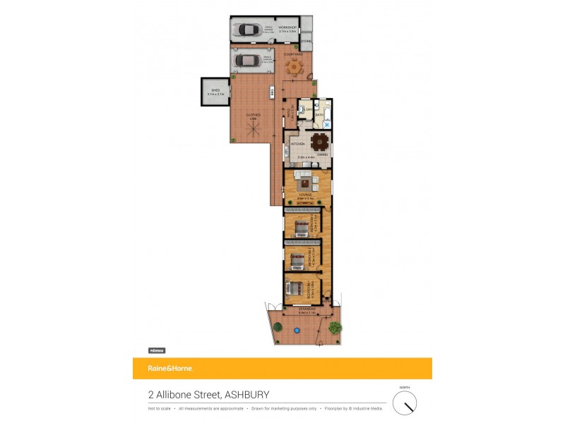 2 Allibone Street, Ashbury NSW 2193 Floorplan