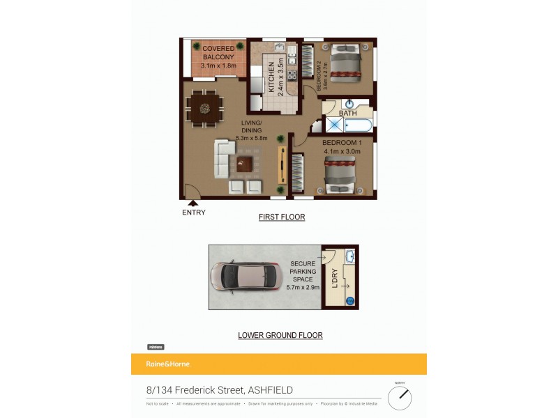 8/134 Frederick Street, Ashfield NSW 2131 Floorplan