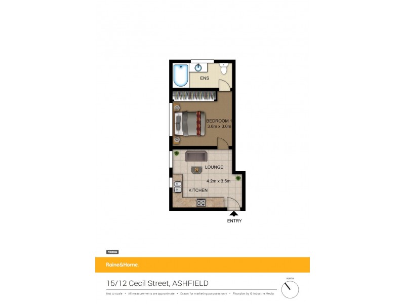 15/12 Cecil Street, Ashfield NSW 2131 Floorplan