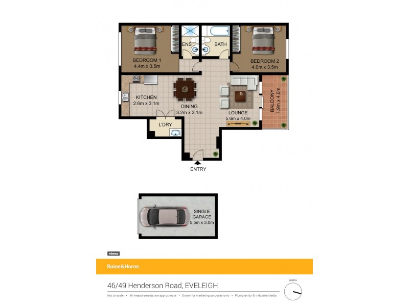 46/49 Henderson Road, Eveleigh NSW 2015 Floorplan