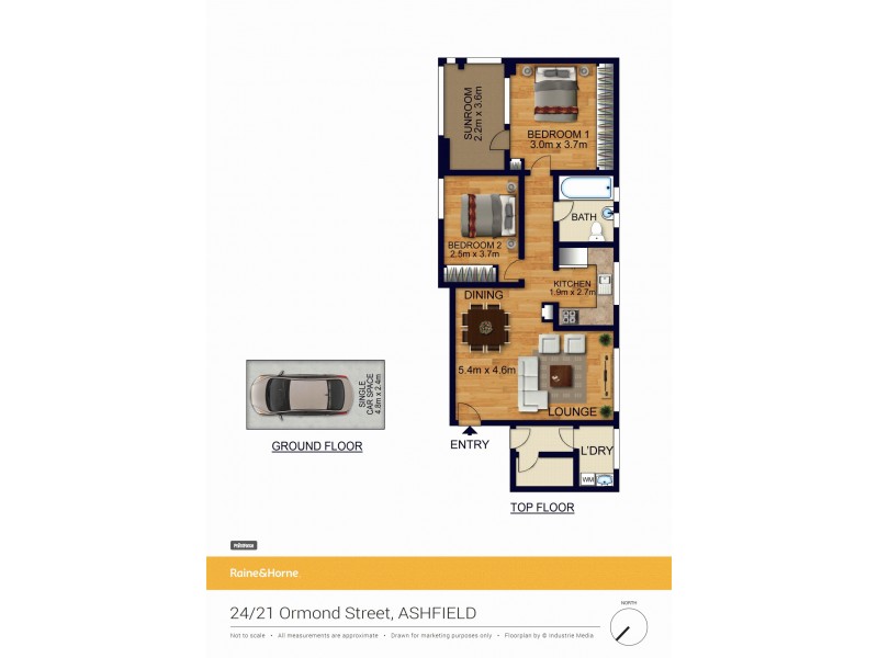 24/21 Ormond Street, Ashfield NSW 2131 Floorplan