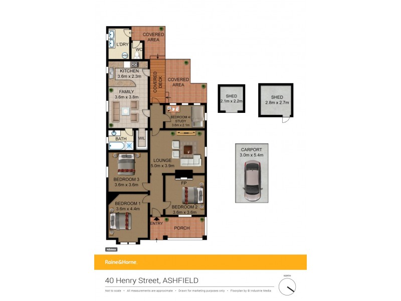 40 Henry Street, Ashfield NSW 2131 Floorplan