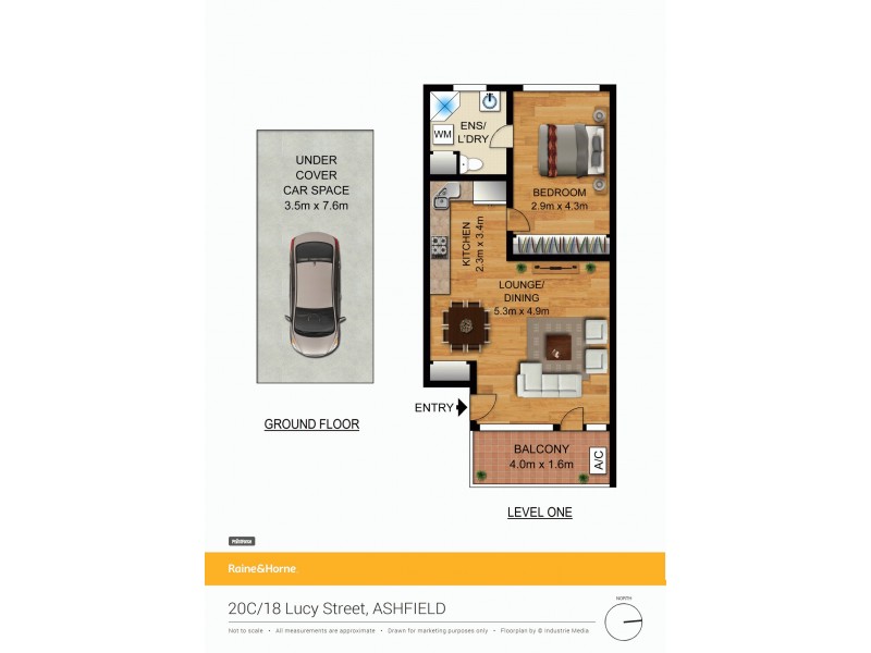 20c/18 Lucy Street, Ashfield NSW 2131 Floorplan