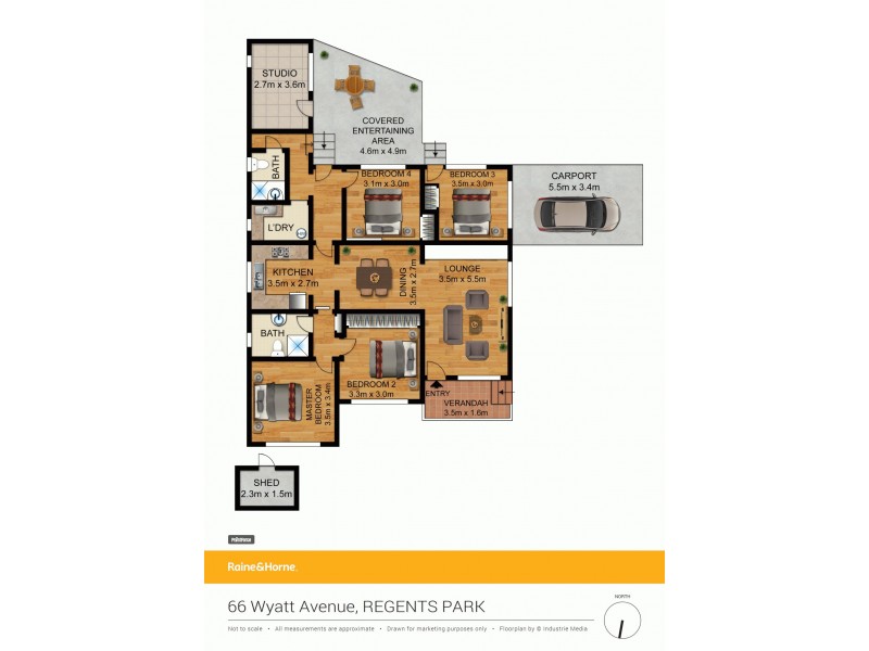 66 Wyatt Avenue, Regents Park NSW 2143 Floorplan