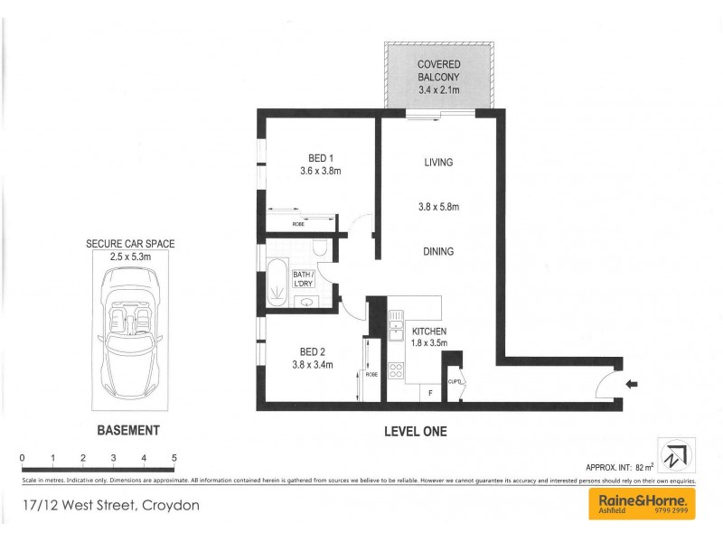 17/12 West Street, Croydon NSW 2132 Floorplan