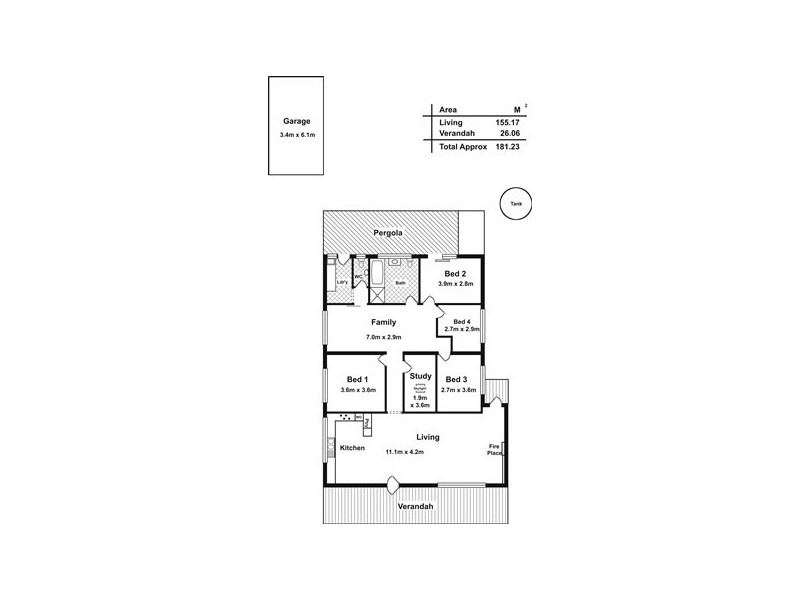 6 Alfred Place, Port Willunga SA 5173 Floorplan
