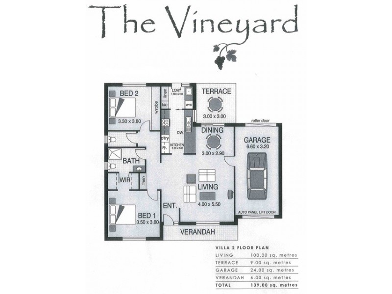 Villa 2/170 Main Road, Mclaren Vale SA 5171 Floorplan