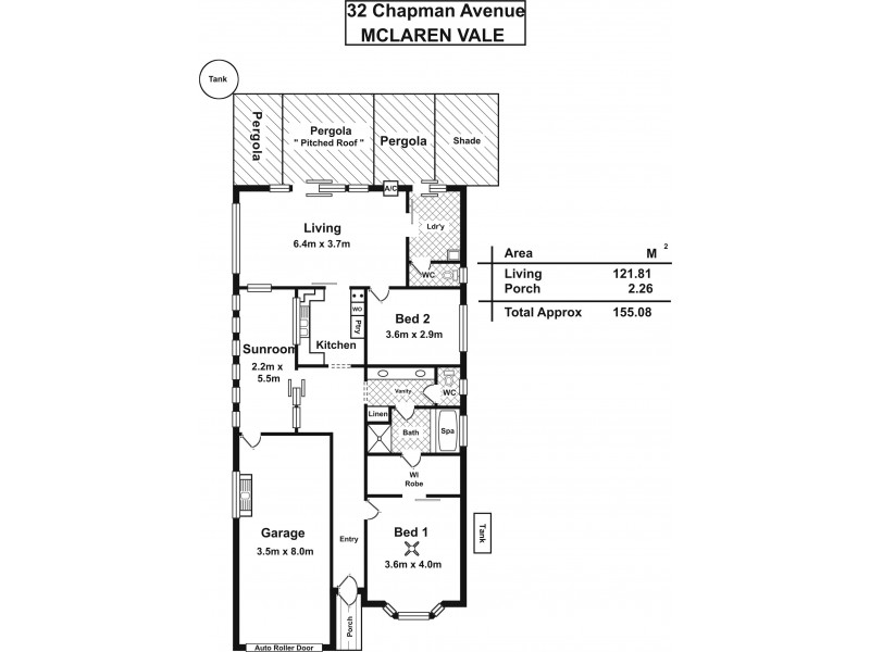 32 Chapman Avenue, Mclaren Vale SA 5171 Floorplan