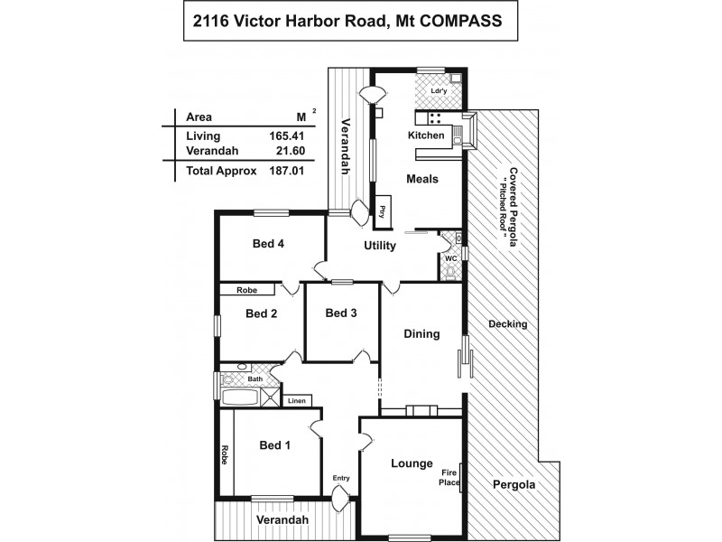 2116 Victor Harbor Road, Mount Compass SA 5210 Floorplan