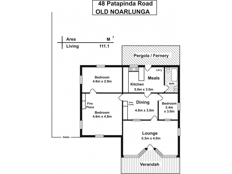 48 Patapinda Road, Old Noarlunga SA 5168 Floorplan