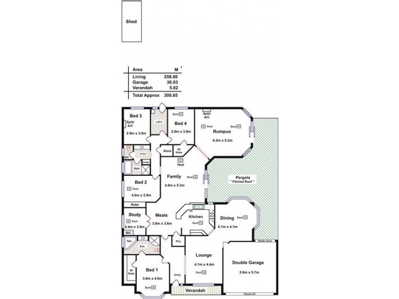 11 Harvest Drive, Mclaren Vale SA 5171 Floorplan