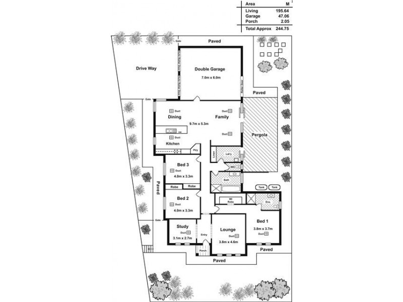 7 Kaurna Avenue, Aldinga Beach SA 5173 Floorplan