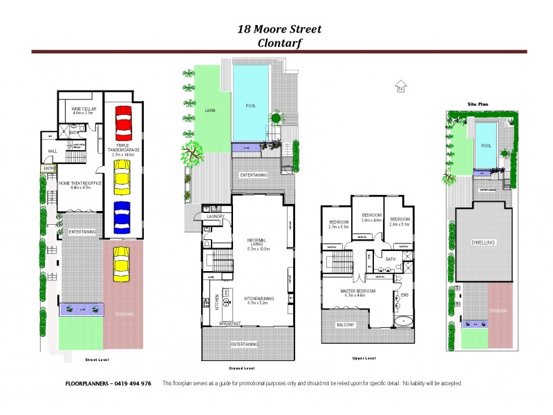 18 Moore Street, Clontarf NSW 2093 Floorplan