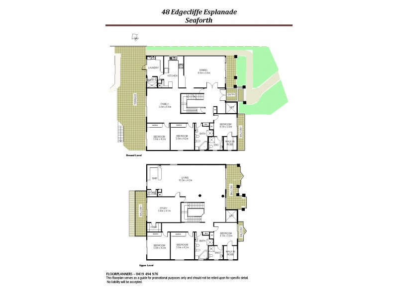 48 Edgecliffe Esplanade, Seaforth NSW 2092 Floorplan