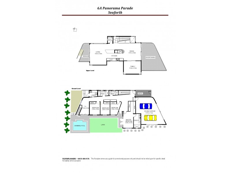 6A Panorama Pde, Seaforth NSW 2092 Floorplan