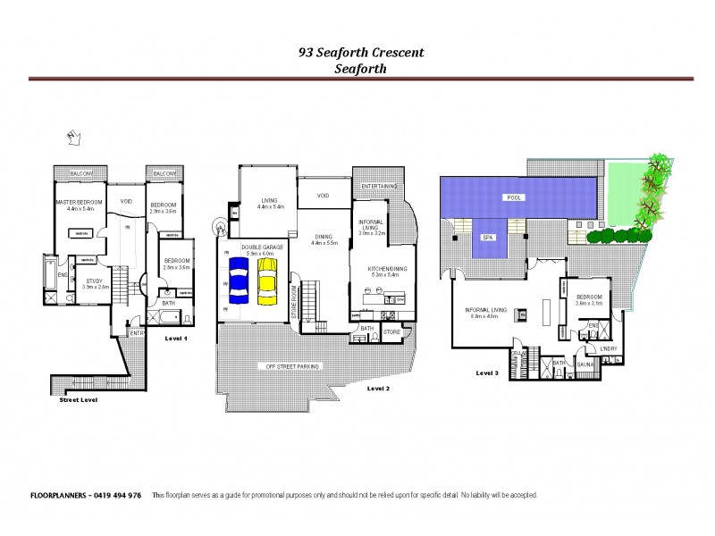 93 Seaforth Crs, Seaforth NSW 2092 Floorplan