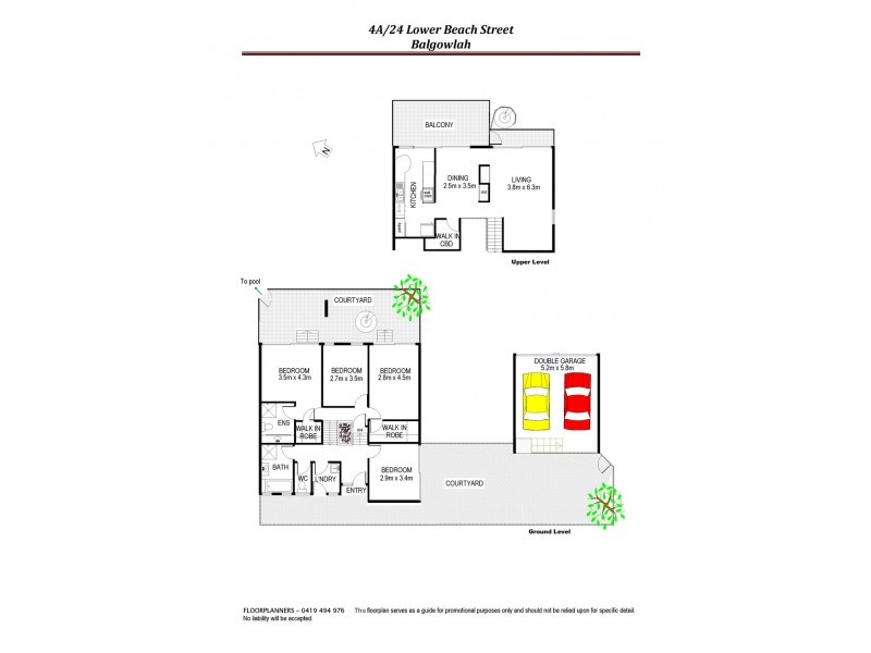 4A/24 Lower Beach Street, Balgowlah NSW 2093 Floorplan