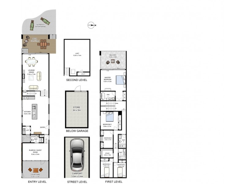 1 Barrabooka Street, Clontarf NSW 2093 Floorplan