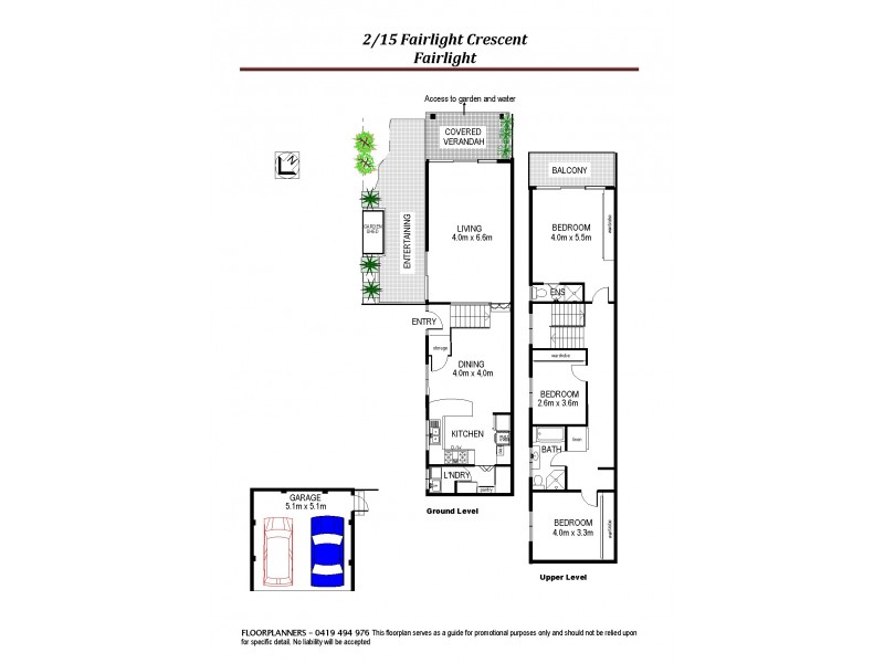 2/15 Fairlight Crescent, Fairlight NSW 2094 Floorplan