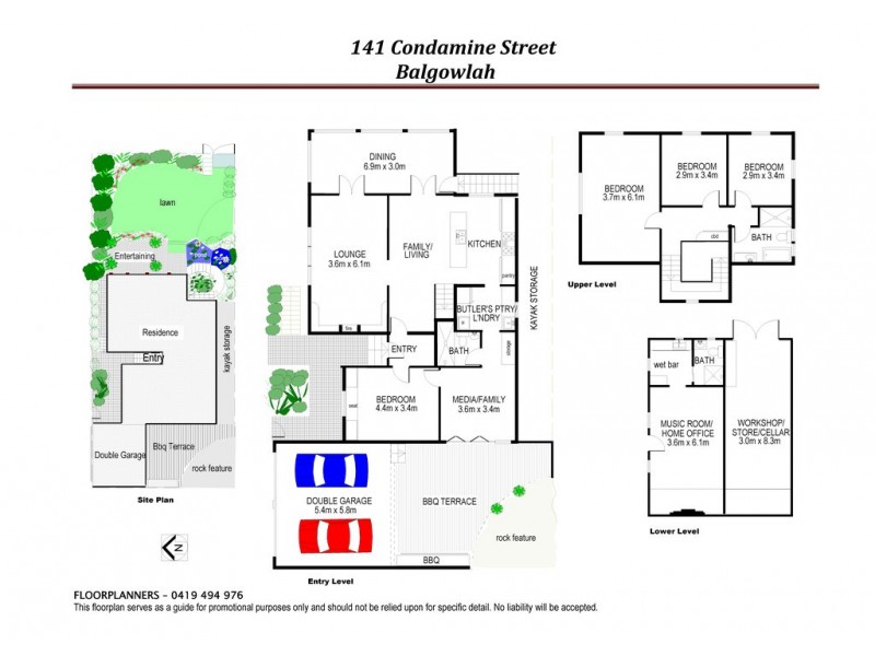 141 Condamine Street, Balgowlah NSW 2093 Floorplan
