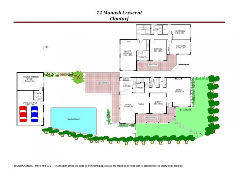 12 Monash Crescent, Clontarf NSW 2093 Floorplan