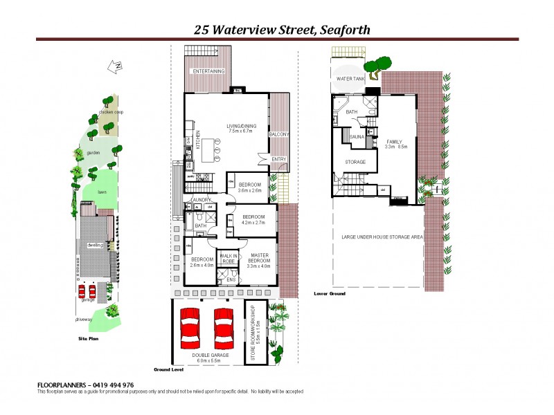 25 Waterview Street, Seaforth NSW 2092 Floorplan