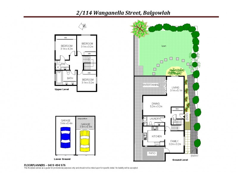2/114 Wanganella Street, Balgowlah NSW 2093 Floorplan