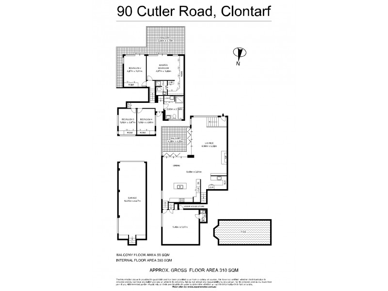 90 CUTLER RD, Clontarf NSW 2093 Floorplan