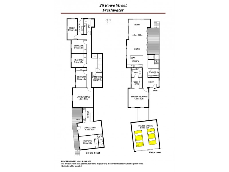20 Rowe Street, Freshwater NSW 2096 Floorplan