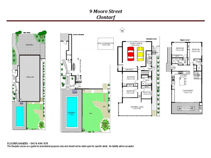 9 Moore Street, Clontarf NSW 2093 Floorplan