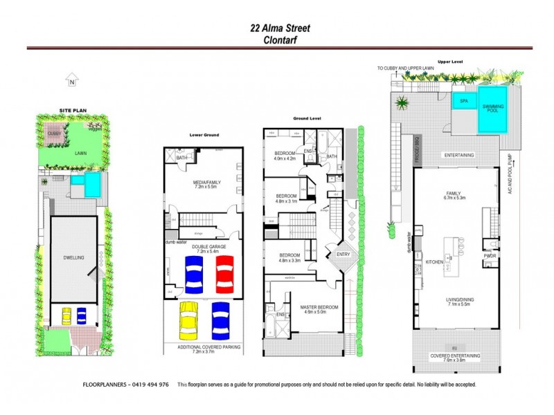 22 Alma Street, Clontarf NSW 2093 Floorplan
