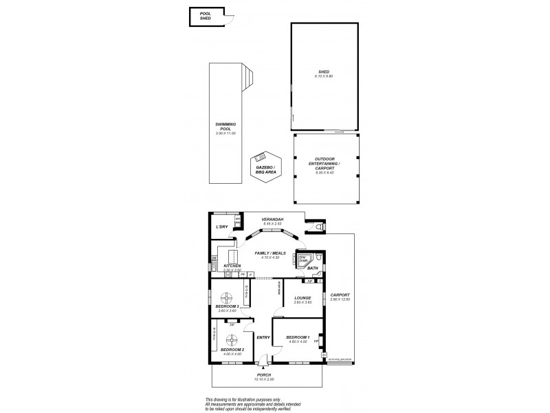 9 St Lawrence Avenue, Croydon SA 5008 Floorplan