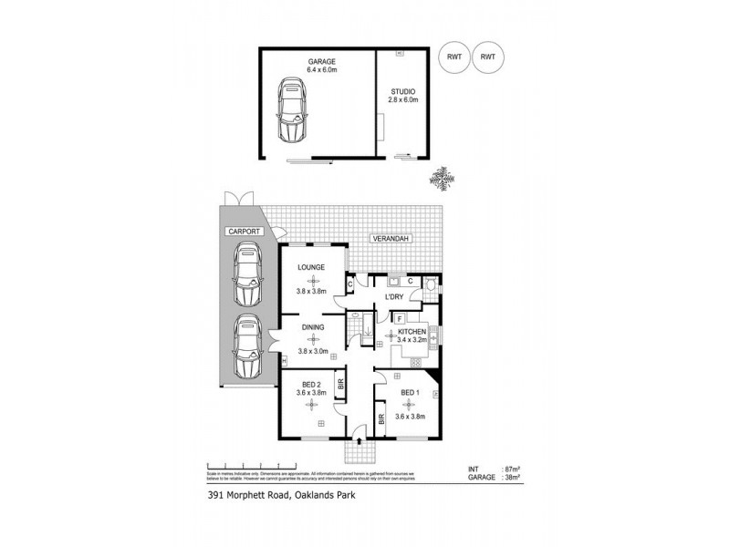 391 Morphett Road, Oaklands Park SA 5046 Floorplan