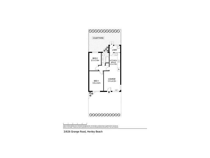 3/626 Grange Rd, Henley Beach SA 5022 Floorplan