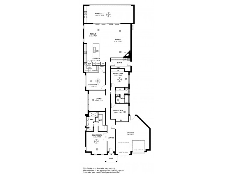 1 Egmont Terrace, Erindale SA 5066 Floorplan