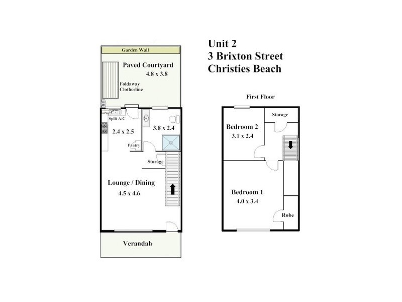 2/3 Brixton Street, Christies Beach SA 5165 Floorplan