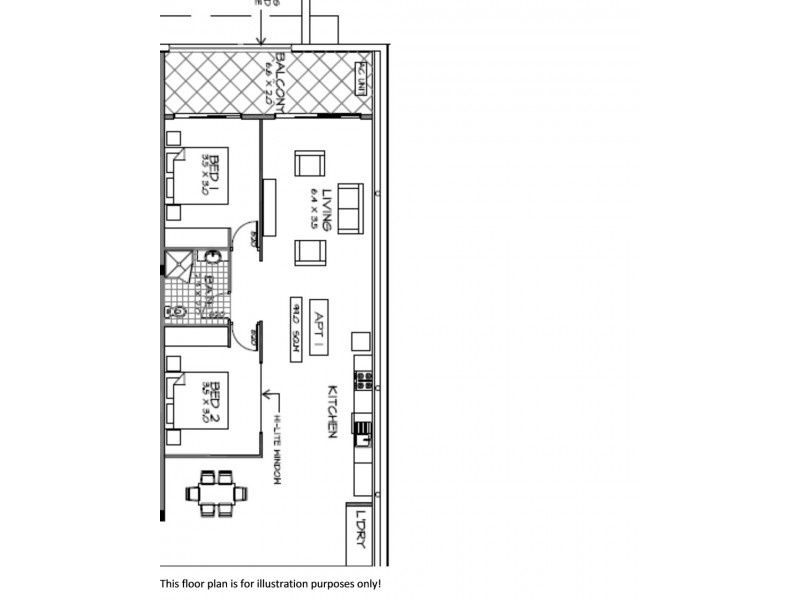 201/27-29 Metro Pde, Mawson Lakes SA 5095 Floorplan